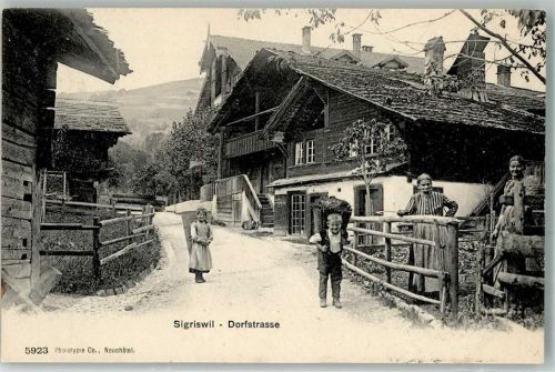 Sigriswil 1906 Dorfstrasse