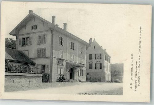 Boncourt Grenze Gendamerie Frankreich-Schweiz