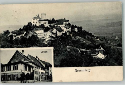Regensberg 1912 Gasthaus Hotel Löwen