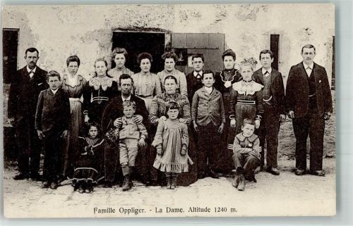 Chaumont Familie Oppliger Ort handschriftlich
