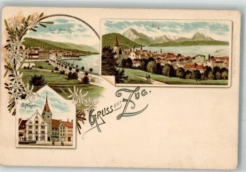 Zug Zeitturm Hafen