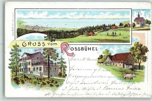 Grub AR 1902 Lourdes-Kapelle Rossbühel Ort lt. Stempel