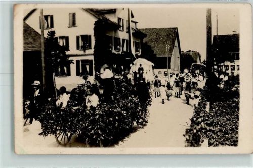 Pfäffikon ZH Umzug Festwagen Ort handschriftlich