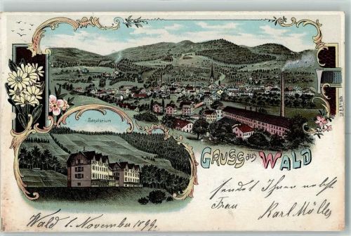 Wald ZH 1899 Sanatorium