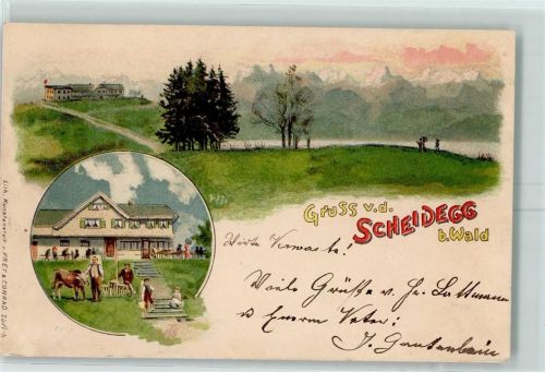 Wald ZH 1899 Scheidegg