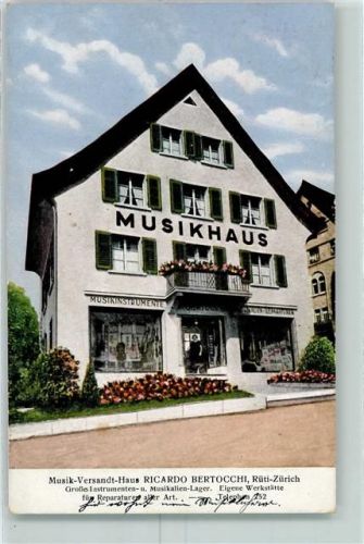 Rüti ZH Musik-Versandt-Haus Richard Bertocchi