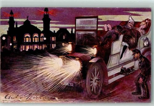 Zürich Automobil , Fahrrad - und Motorboot Ausstellung 1907 AK