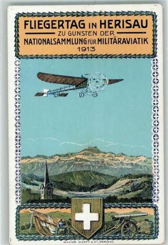 Herisau Fliegertag 1913 AK