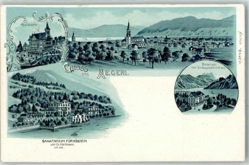 Aegerisee Waldheim Aegerisee Sanatorium für Kinder Dr. Hürlimann