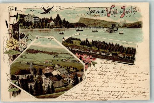 Vallée de Joux 1899 Lac de Joux Le Sentier Le Brassus Verlag Künzli Nr 651