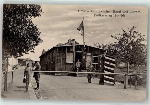 Basel Grenze WK I 1914/16