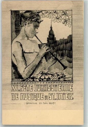 St-Imier XI. Fete Jurassienne de Musique 1907 Flöte