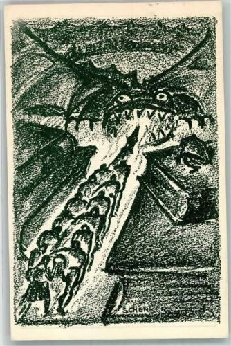 sign Schenker Matura 1921 4 M Drache