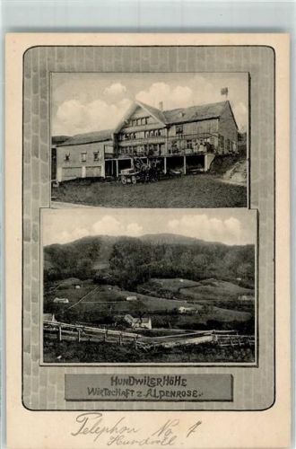 Hundwiler Höhe Gasthaus Zur Alpenrose