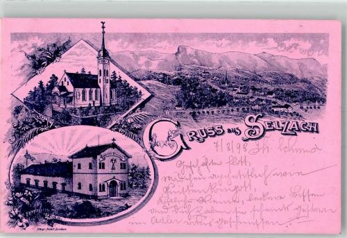 Selzach 1898 Kirche Spielhaus