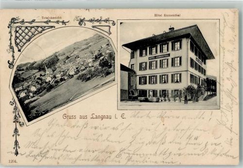 Langnau 1903 Hotel Emmenthal