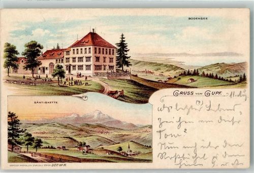 Gupf Rorschach 1899 Säntiskette Bodensee