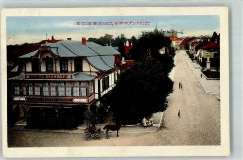 Herzogenbuchsee 1916 Bahnhofstrasse Hotel kutsche
