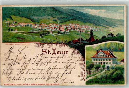 St-Imier 1899 Ecole menagere