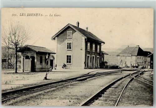 Les Brenets La Gare Bahnhof Hüttenstempel