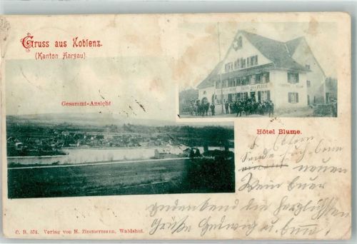Koblenz 1900 Hotel Blume