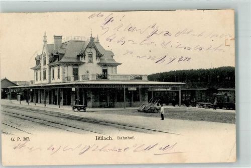 Bülach 1909 Bahnhof