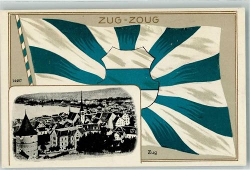 Zug Fahne Passepartout