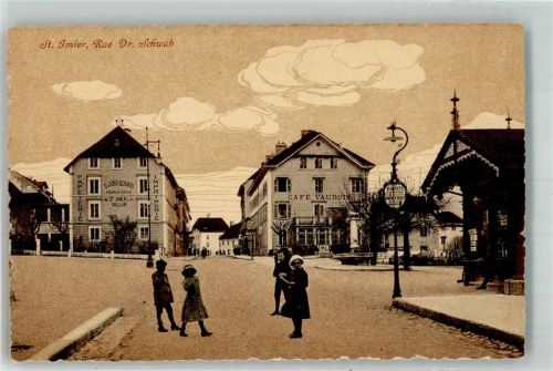 St-Imier Rue Dr. Schwab Gasthaus Cafe Vaudois