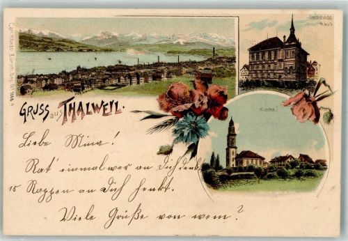 Thalwil 1900 Gemeindehaus Kirche