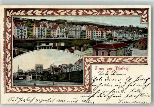 Thalwil 1902 Bahnhof