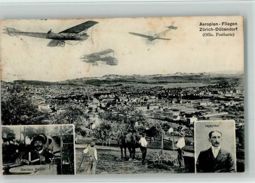 Dübendorf Aeroplan-Fliegen Legagneux Bianchi