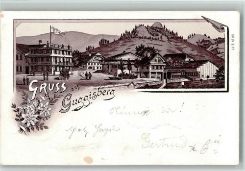 Guggisberg 1898 Lithographie Vorläufer