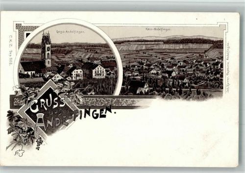 Andelfingen Lithographie