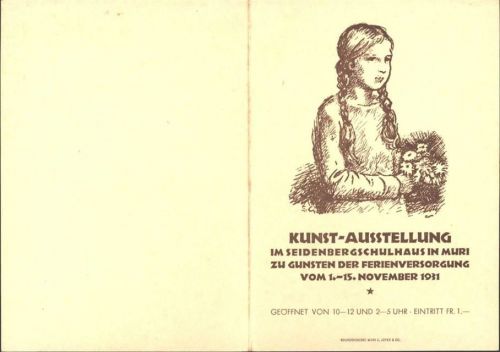 Muri b. Bern Kunstausstellung Seidenbergschule 1931