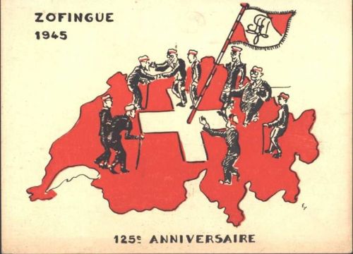Zofingen Zofingue 19445 125. Anniversaire