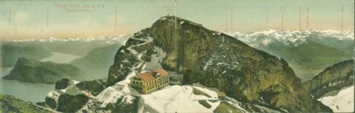 Pilatus Klappkarte in zwei Teilen