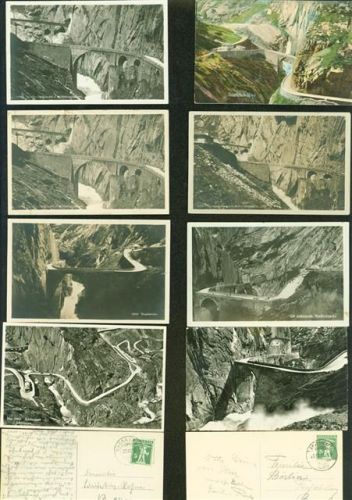 Schöllenen Lot mit 35 AK Teufelsbrücke