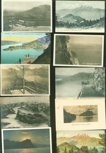 Bürgenstock Lot mit 46 AK aus Lagerräumung