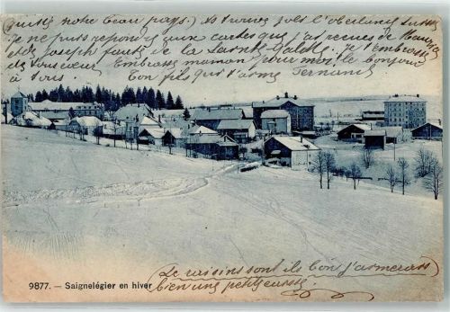 Saignelégier 1909 Winter