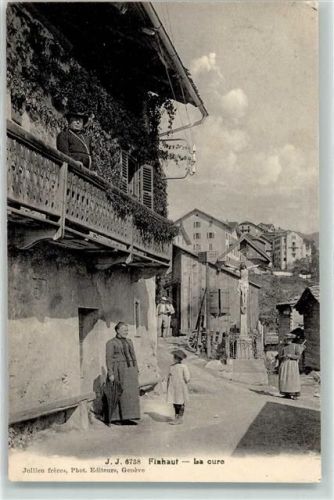 Finhaut 1912 La cure