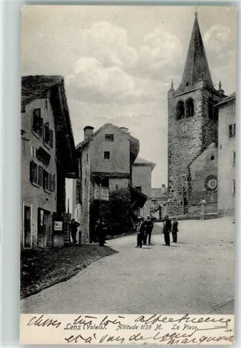 Lens 1910 La Place Kirche