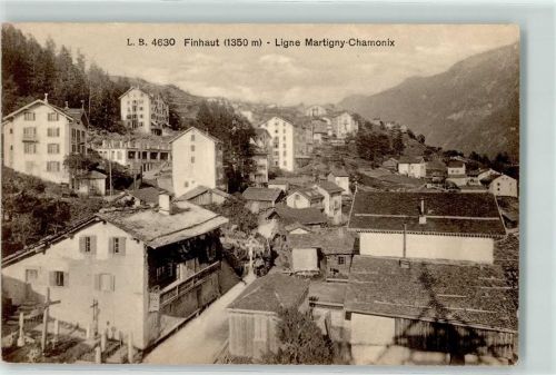 Finhaut Ligne Martigny-Chamonix