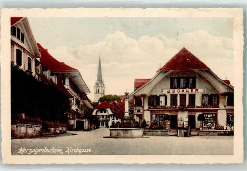 Herzogenbuchsee Kirchgasse Geschäft J. Bühler