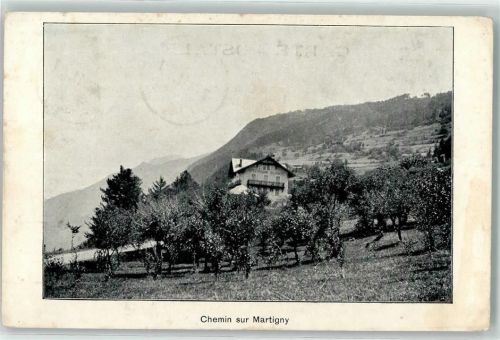 Martigny 1912 Chemin