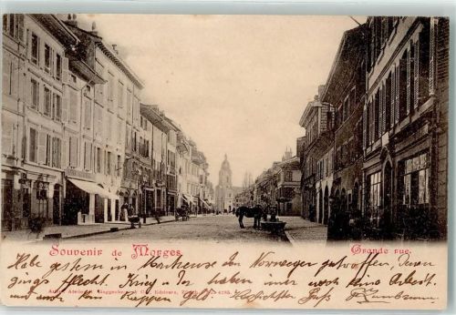 Morges 1900 Grande rue