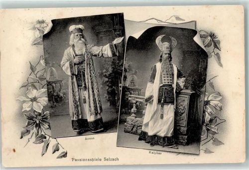 Selzach 1909 Passionsspiele Annas Kaiphas
