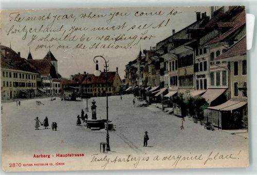 Aarberg 1907 Hauptstrasse
