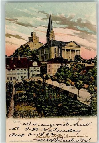 Uster Schloss und Kirche