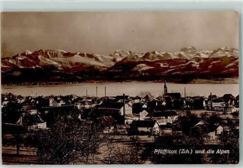 Pfäffikon ZH die Alpen