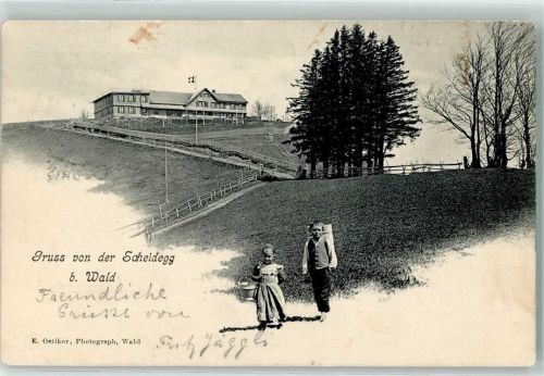 Wald ZH 1903 Gasthaus Scheidegg